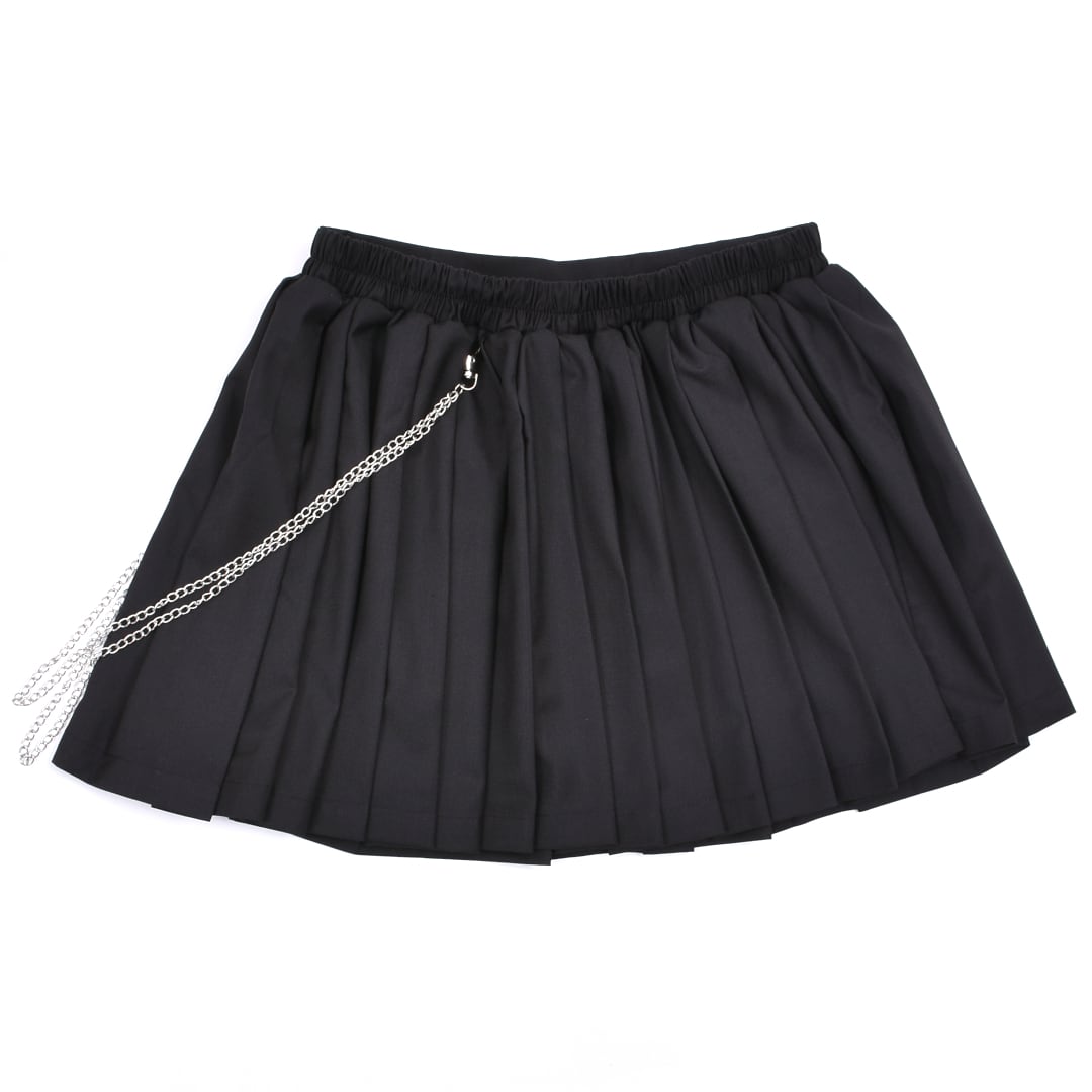 8/27 完売Mサイズ再入荷！】チェーンクロス セーラープリーツスカート