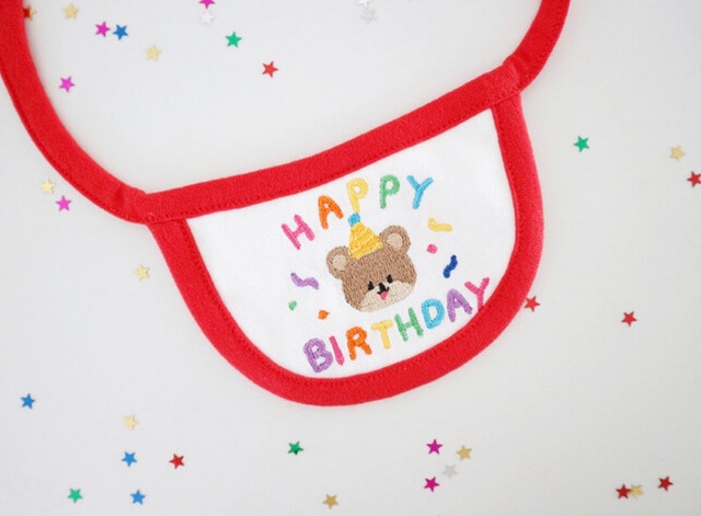 【bowbow】Birthday Bib