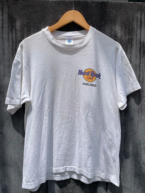 【90s・USA製】 Hard Rock CAFE CHICAGO Print T-Shirt