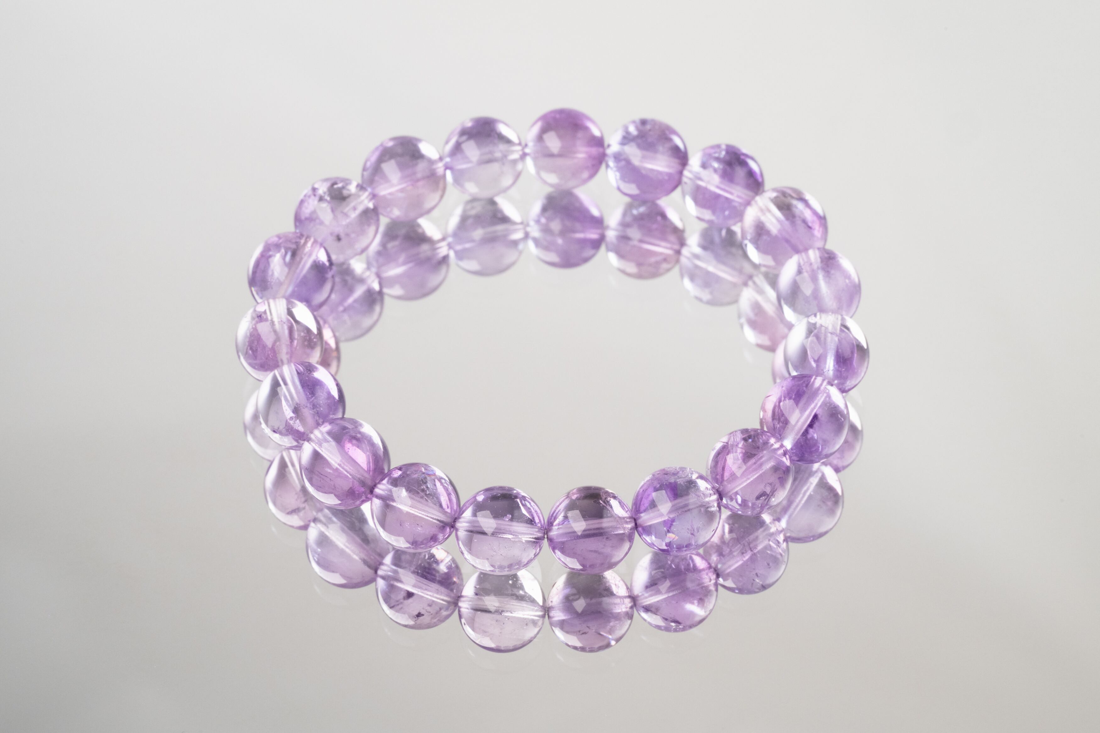 ◇一点物◇【高品質】ラベンダーアメジスト ブレスレット 10.5mm
