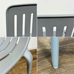 【展示品】MAGIS PLATO CHAIR metallic gray マジス プラート チェア メタリックグレー スタッキング可能 屋外使用可能 ダイニングチェア ガーデンチェア デザイナーズ家具 グレー系【送料無料】