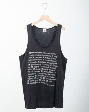 good faded definition tank top / Made In USA / single stitch / SIZE:L