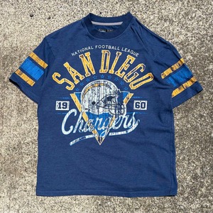 【Lサイズ】NFLオフィシャル サンディエゴ チャージャーズ ヴィンテージ風 古着 Tシャツ