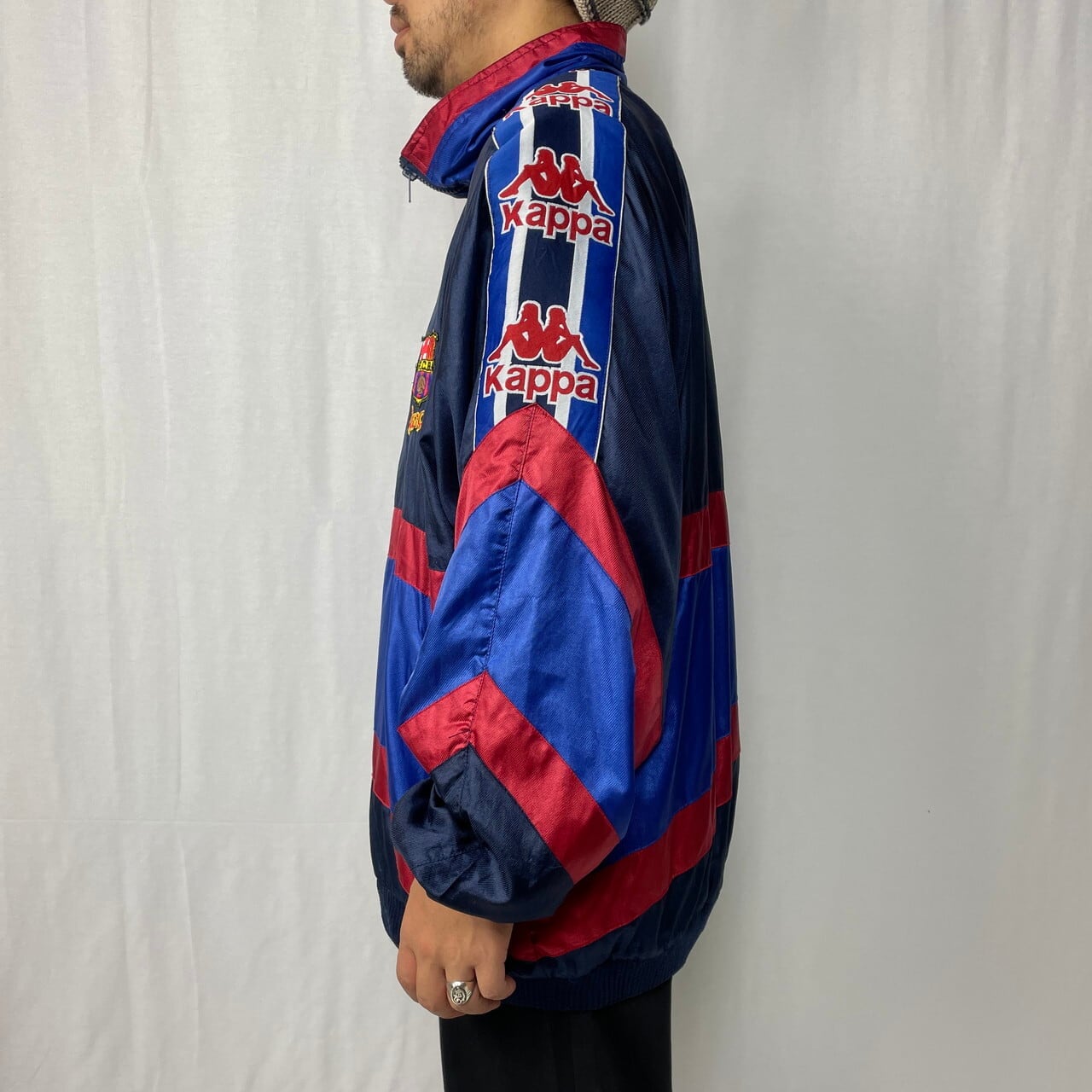 90年代 FC BARCELONA Kappa バルセロナ カッパ ポリエステル トラック 