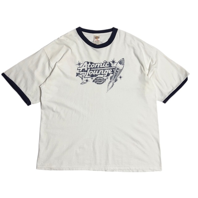 OLD Dickies"Atomic Lounge" リンガーTシャツ トリムT ディッキーズ