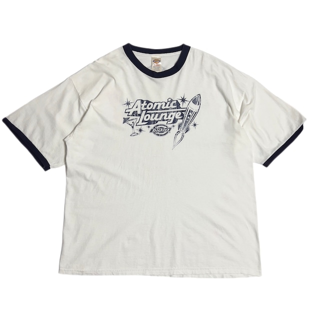 OLD Dickies"Atomic Lounge" リンガーTシャツ トリムT ディッキーズ