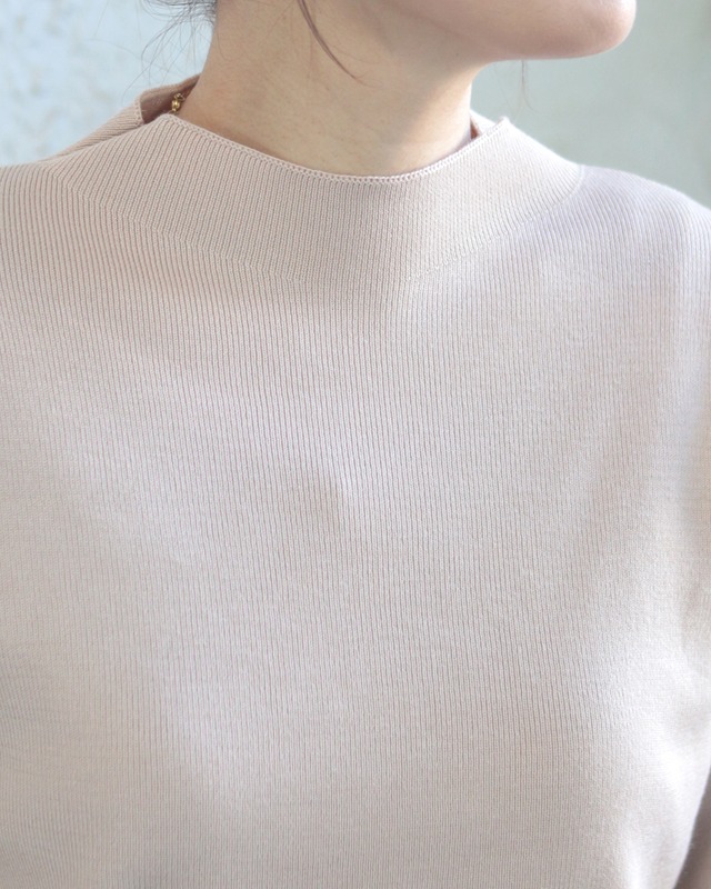 【BouJeloud】ハイネック総針ニットプルオーバー　(251111)