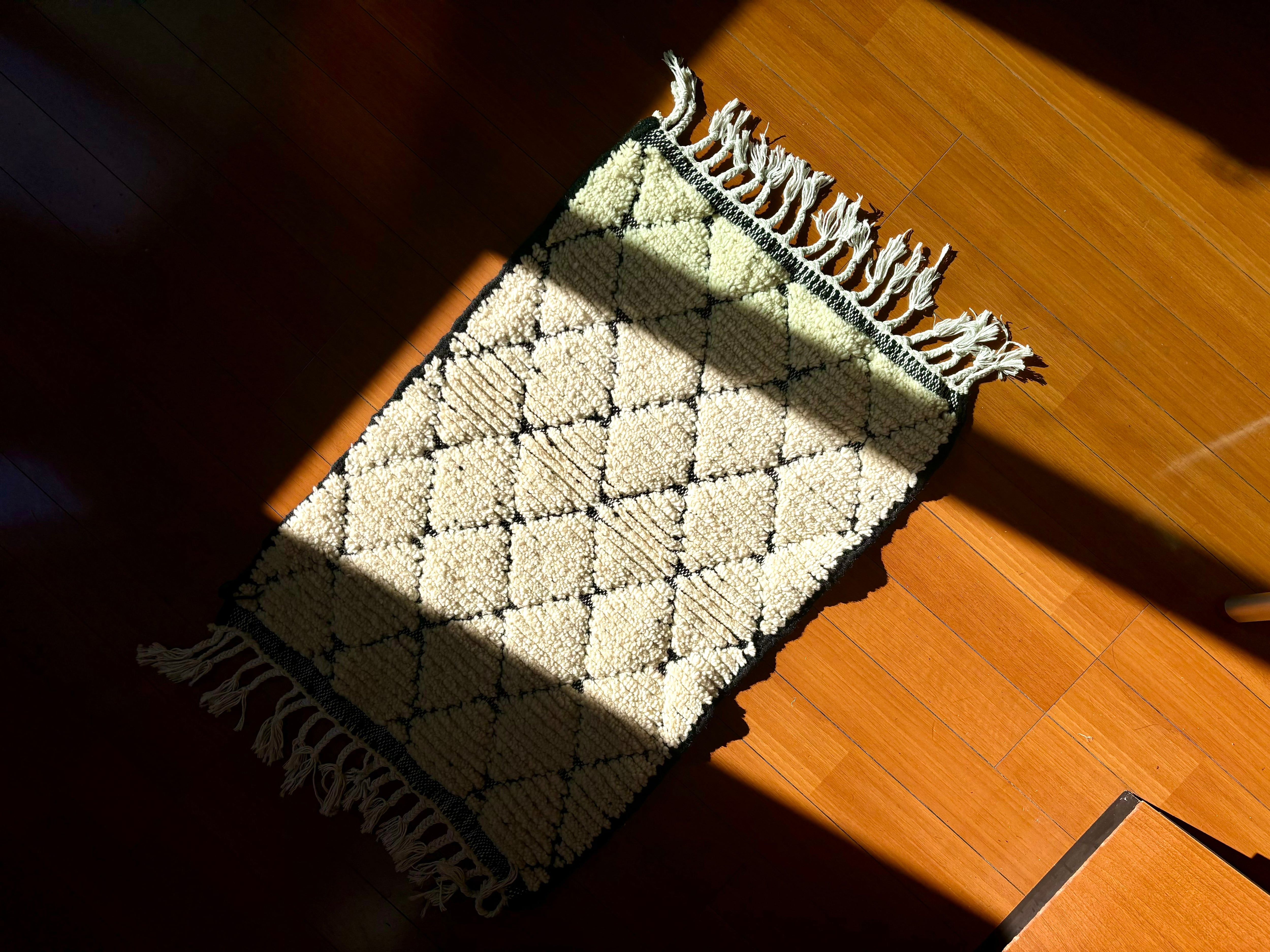 ベニワレン ミニイニシャルラグ Beniouarain Rug 『N』 | RUG the LIFE