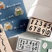 新作予約☆MO1039A｜Molinta【阿卓小数字】はんこ / 木製スタンプ セット