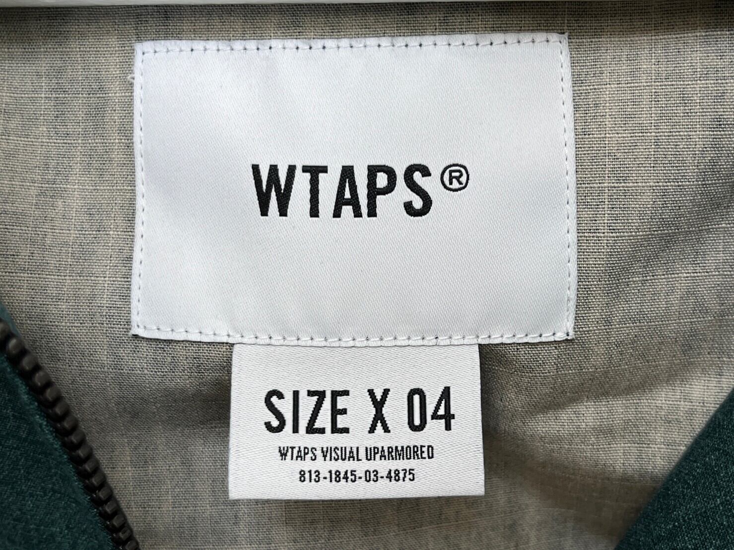 WTAPS PAB JACKET RIPSTOP GREEN 04 231BRDT-JKM03 21521 WTAPS PAB JACKET RIPSTOP GREEN 04 231BRDT-JKM03 21521