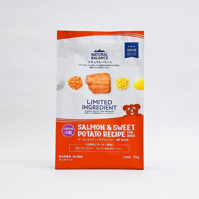 ナチュラルバランス LID 成犬用 サーモン&スイートポテトレシピ【小粒】2ｋｇ