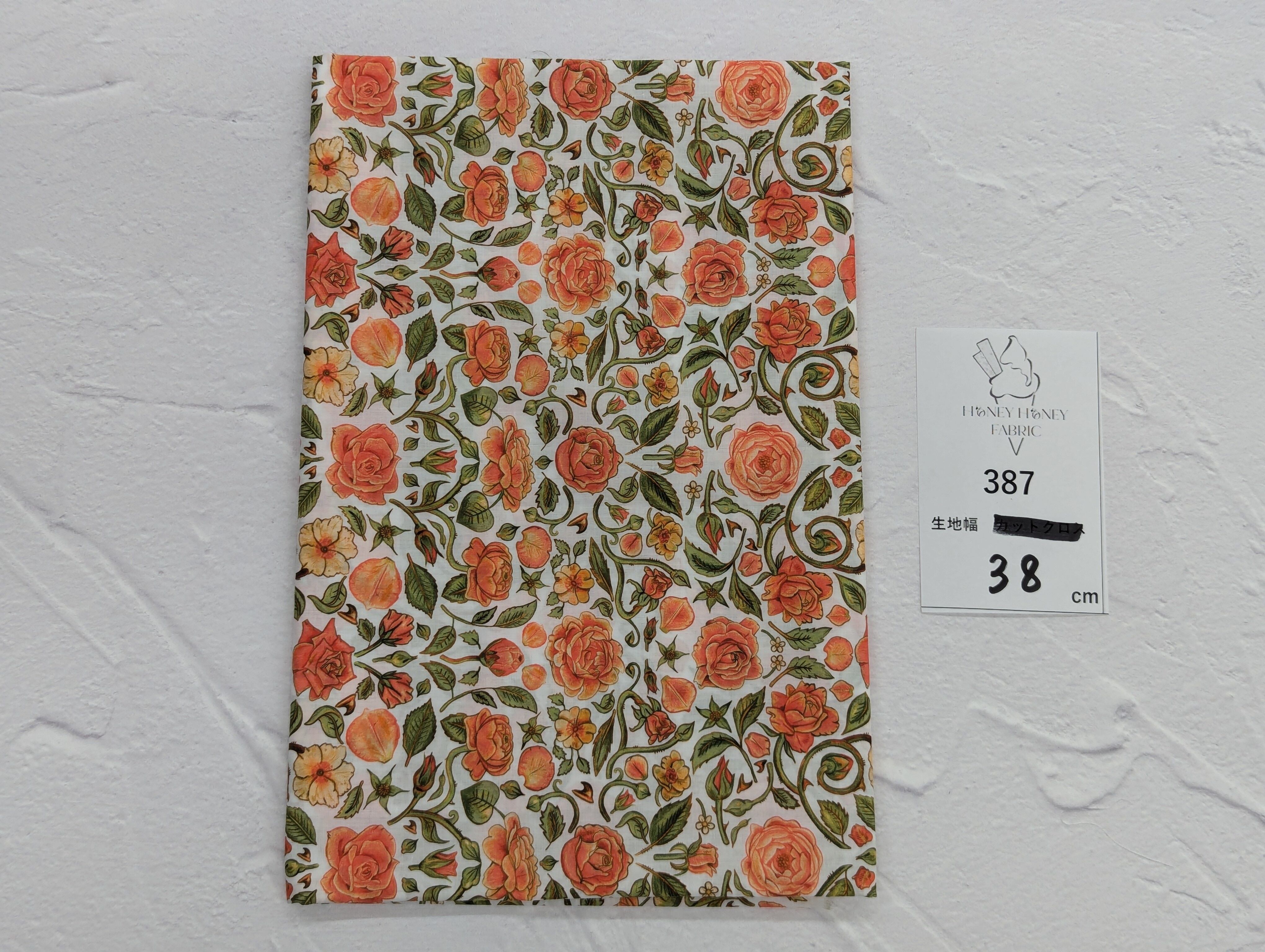 《387》◆輸入 リバティ LIBERTY タナローン カットクロス ハギレ