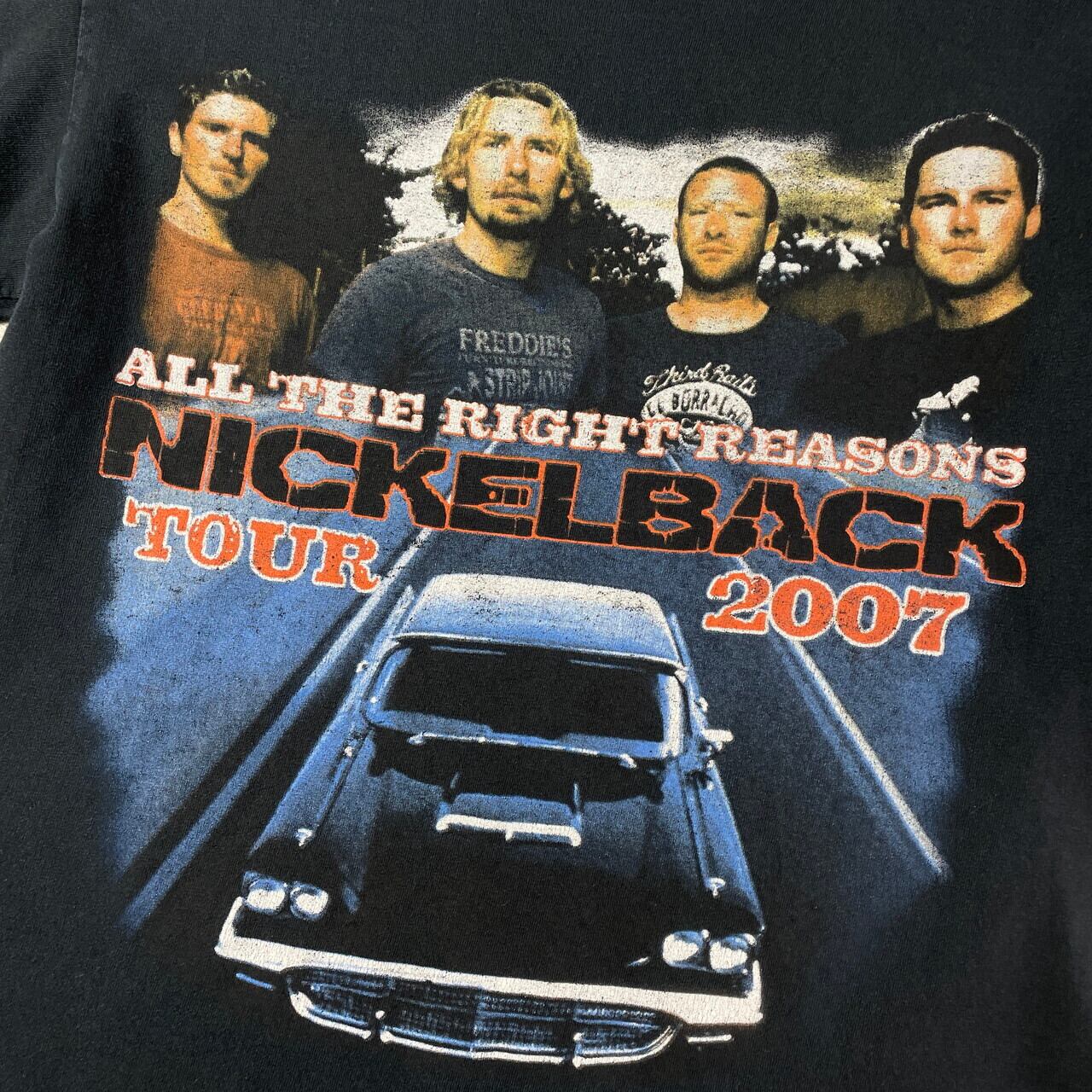 バンドT USA 2009年 NICKELBACK ツアーTシャツ 黒 L