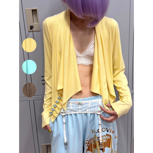 [nit alcove] three-color sun protection short jacket