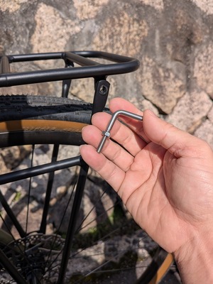 Traveler's HOOK【Nora Bicycle Tools】Titanium　2個セット