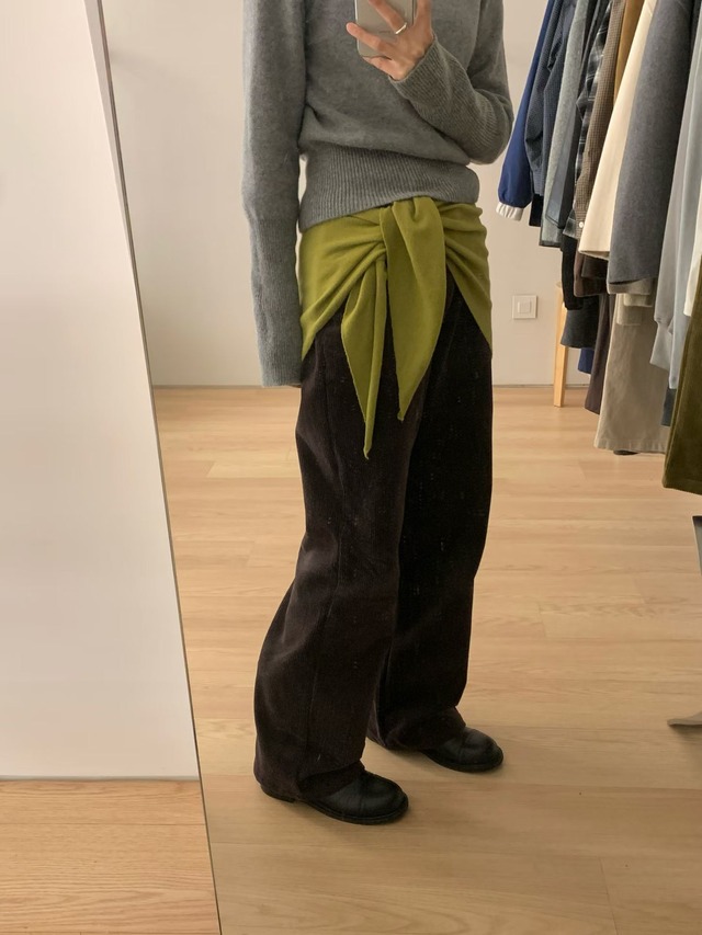 (予約) HAUS / Clair corduory pants 2color