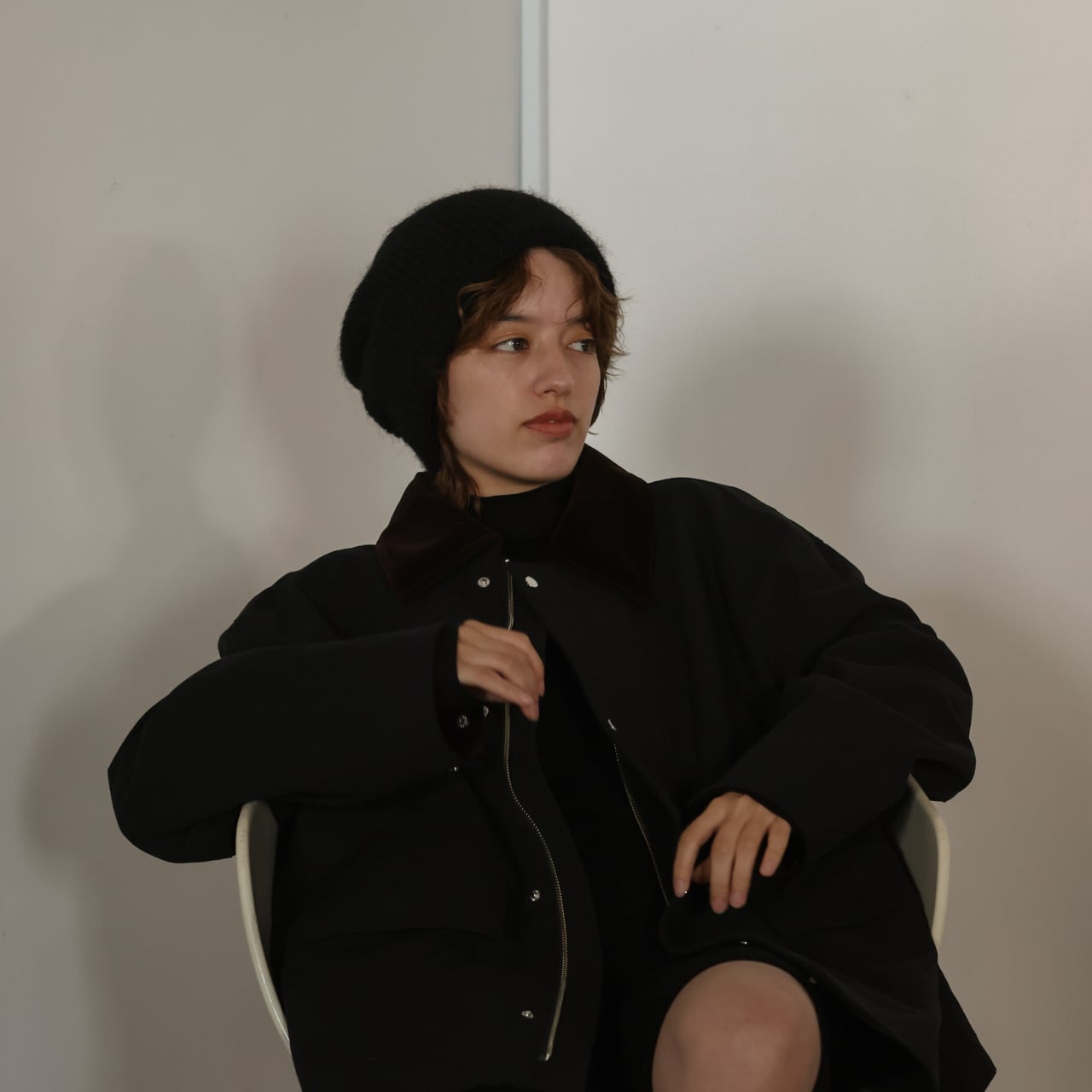 loose fit beanie / black | CALME /カルム -Lifestyle Shop-