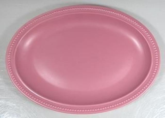 リーブル27㎝オーバルプレート(ピンク)