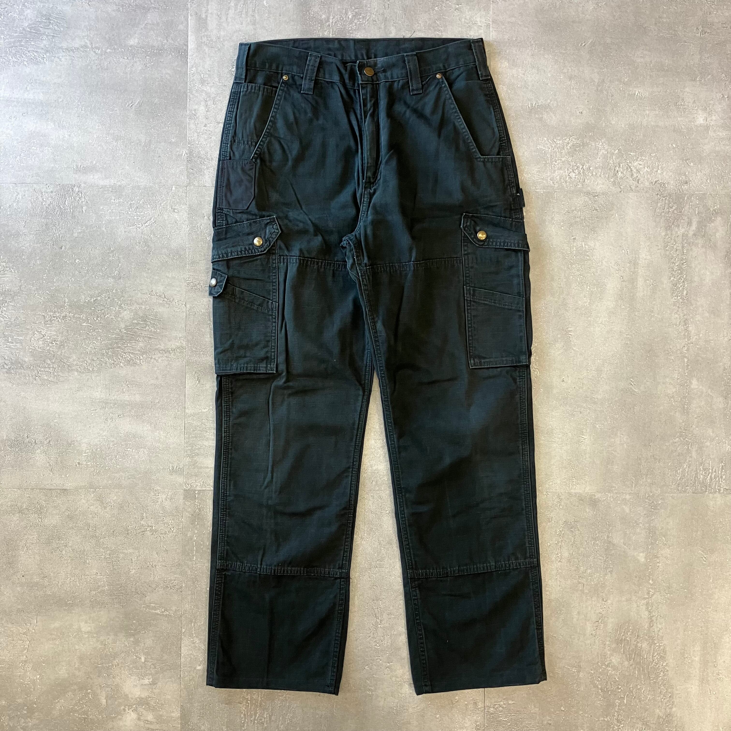 《実寸w31l30》Carhartt ダブルニー リップストップ ペインターパンツ No.1495