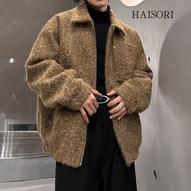 Thick fabric warm jacket