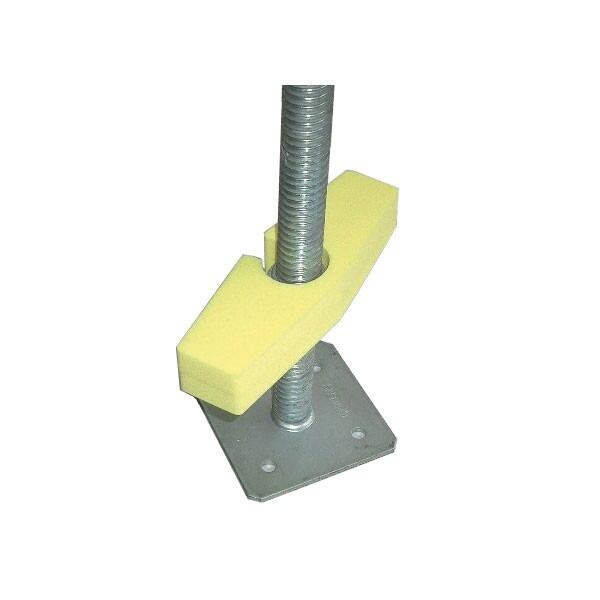 ハンドルカバー(ジャッキベース用) 黄色 20個セット AR-2305 AR2305 養生材,足場用品,イエロー 発泡材なので衝撃をしっかり吸収します! ARAO(アラオ)