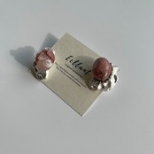 ［pink］天然石　ニュアンスピアス