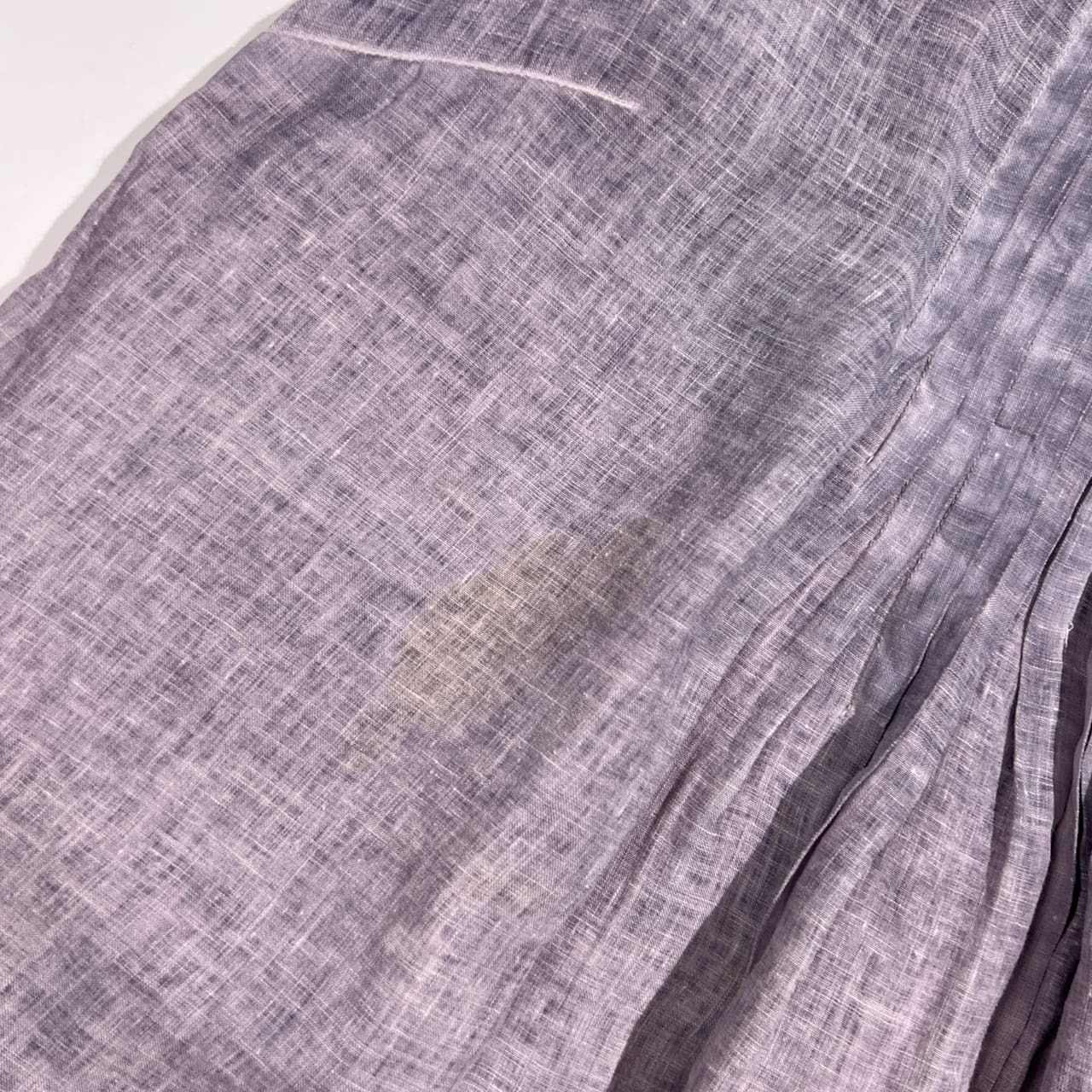 リネン100% イタリア製 ROSSO35 ロッソ35 ノースリーブ ワンピース 44/パープル グレー系 レディース