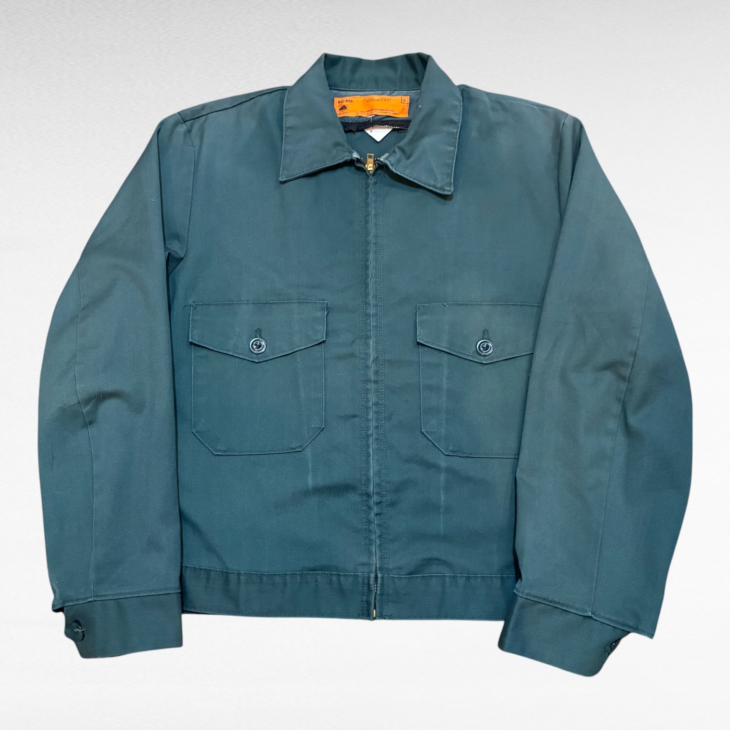 【値下げ可】 70s REDKAP ワークジャケット vintage 70s 80s REDKAP zip up work jacket（made in USA） | 仙台 古着屋