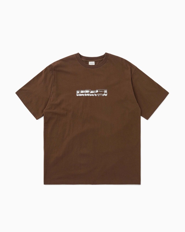[Khakis] T.W Minivan S/S Tee Brick 正規品 韓国ブランド 韓国ファッション 韓国代行 カーキス 日本 店舗 (Khakis)
