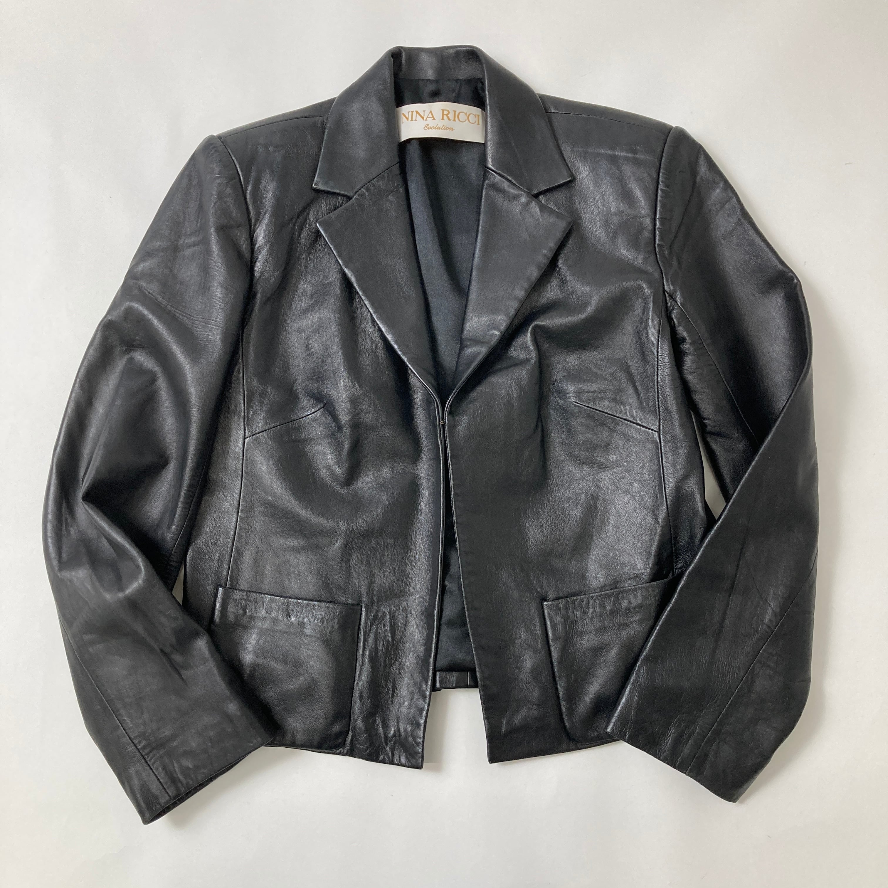 NINA RICCI EVOLUTION リアルレザー レザージャケット Used】NINA RICCI EVOLUTION レザージャケット | LONELINESSEN'T Store