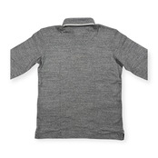 CANTERBURY カンタベリー ワンポイント刺繍 長袖 ラガーシャツ サイズ XL /グレー/メンズ/ラグビー