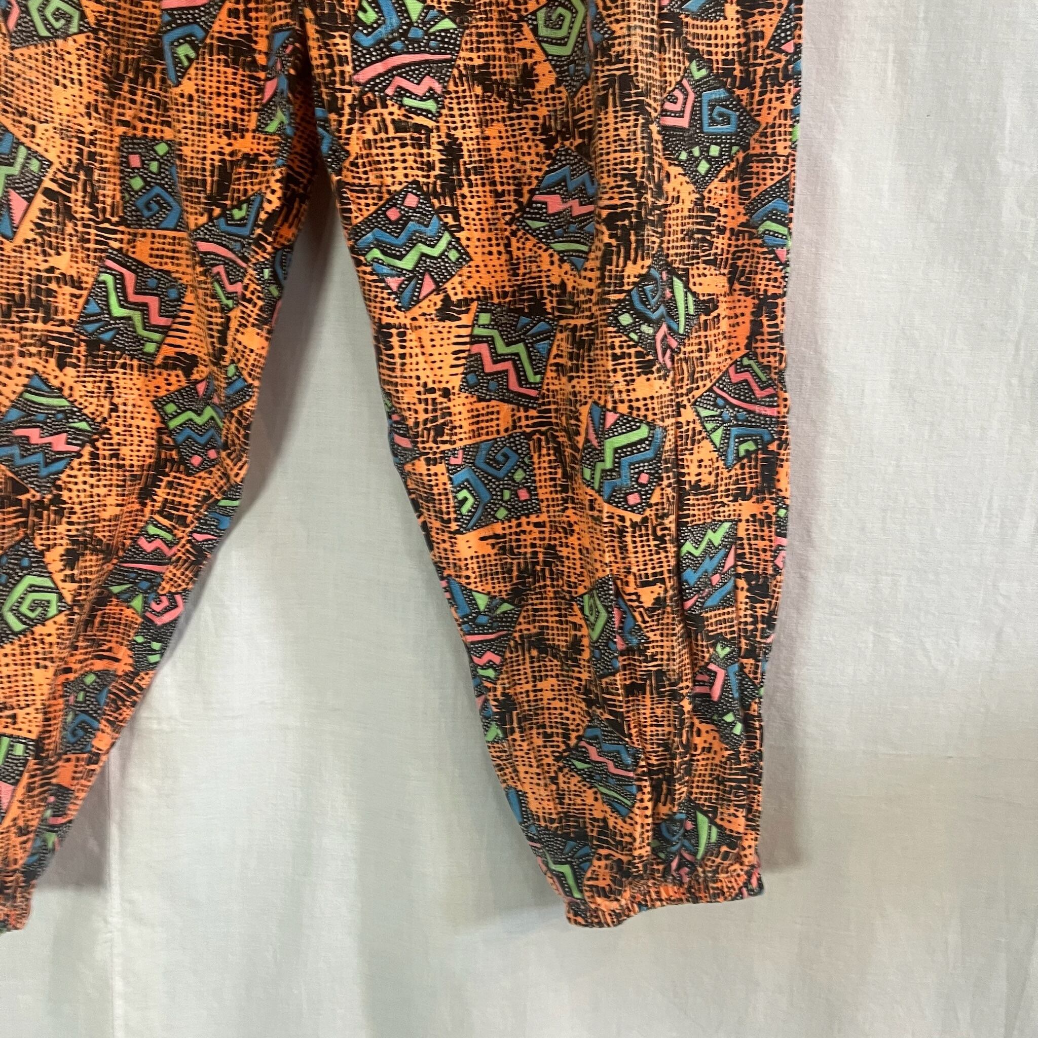 ヴィンテージ　イージーパンツ 80s 総柄 イージーパンツ | 古着屋 わらしべ