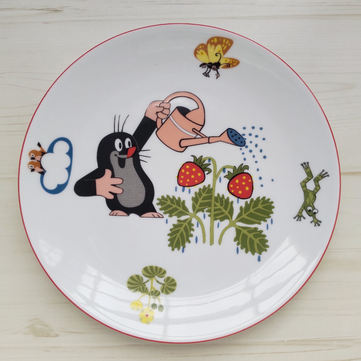 もぐらのクルテク プレート21cmサイズ 庭仕事 チェコ雑貨 | 京都の