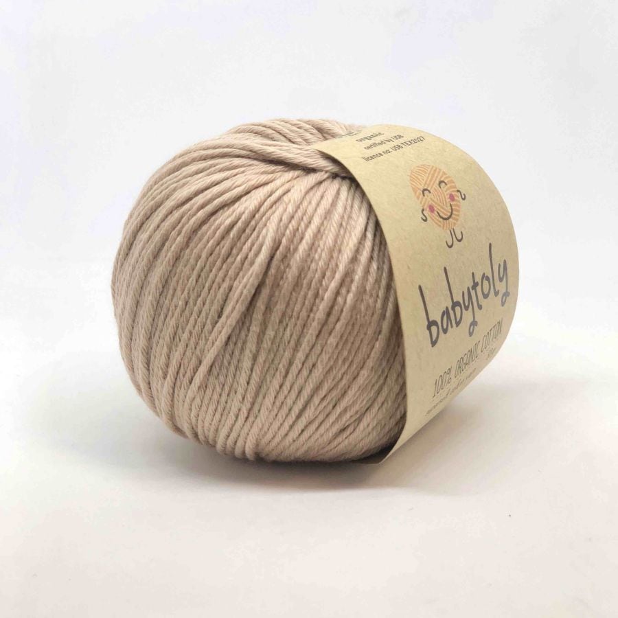 babytoly / Organic Cotton Yarn / CLAY