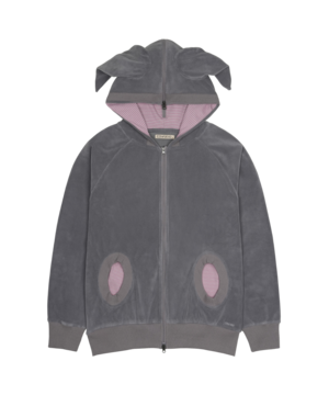 [COYSEIO] HORN STRIPED ZIP-UP HOODIE PURPLE GREY 正規品 韓国ブランド 韓国通販 韓国代行 韓国ファッション コイセイオ 日本 店舗