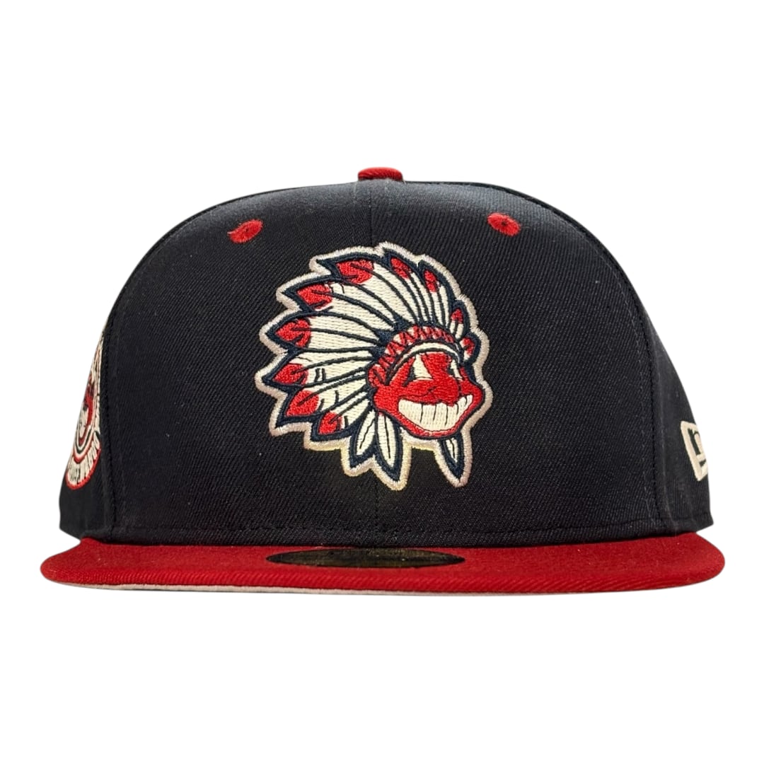 NEW ERA 9fifty Cleveland Indians インディアンス CAP BLACK | date