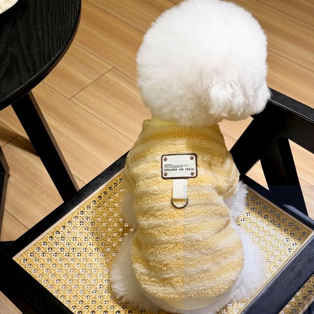 モコモコボーダーペットウェア【sam027】