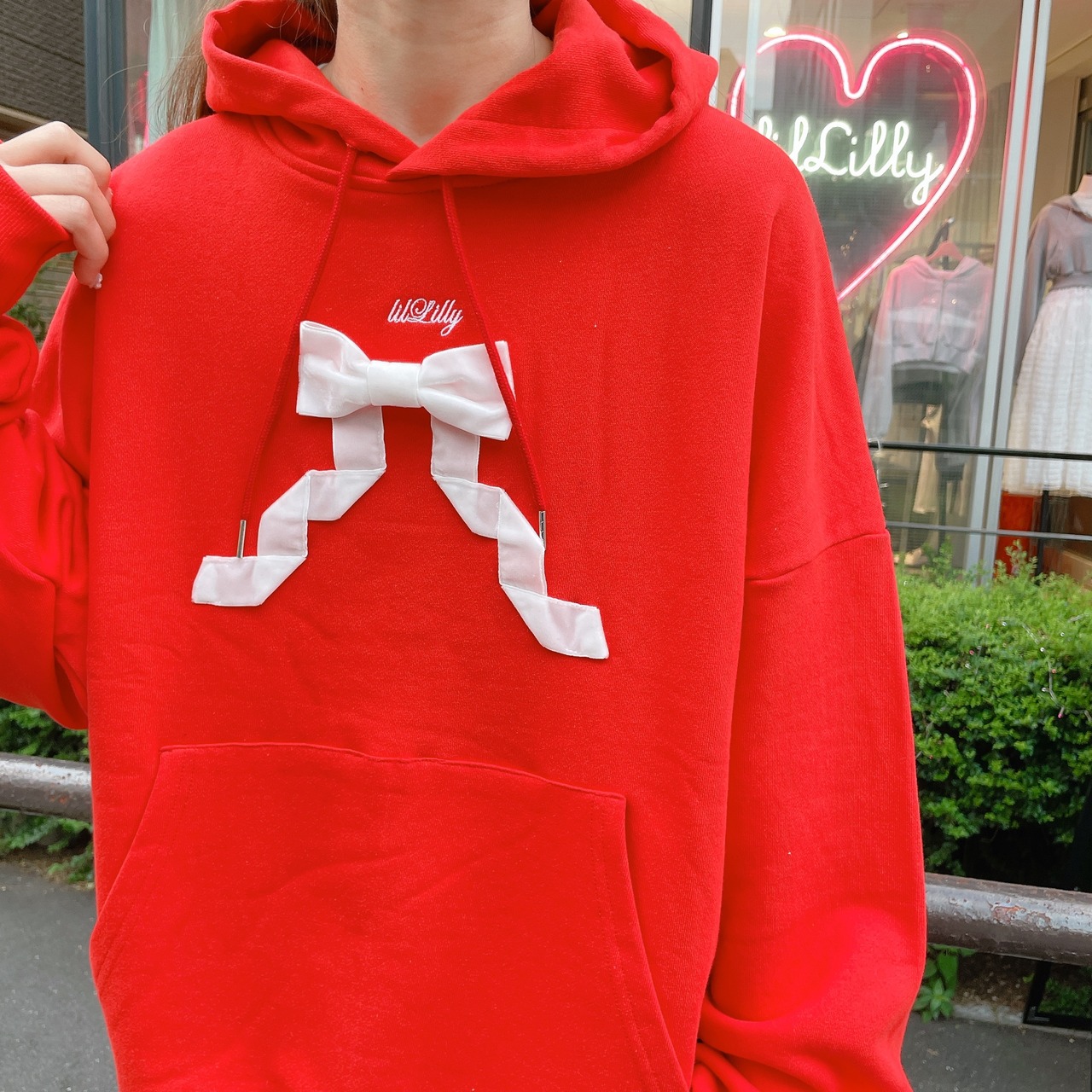 ベロアリボンフーディー | lilLilly official webstore