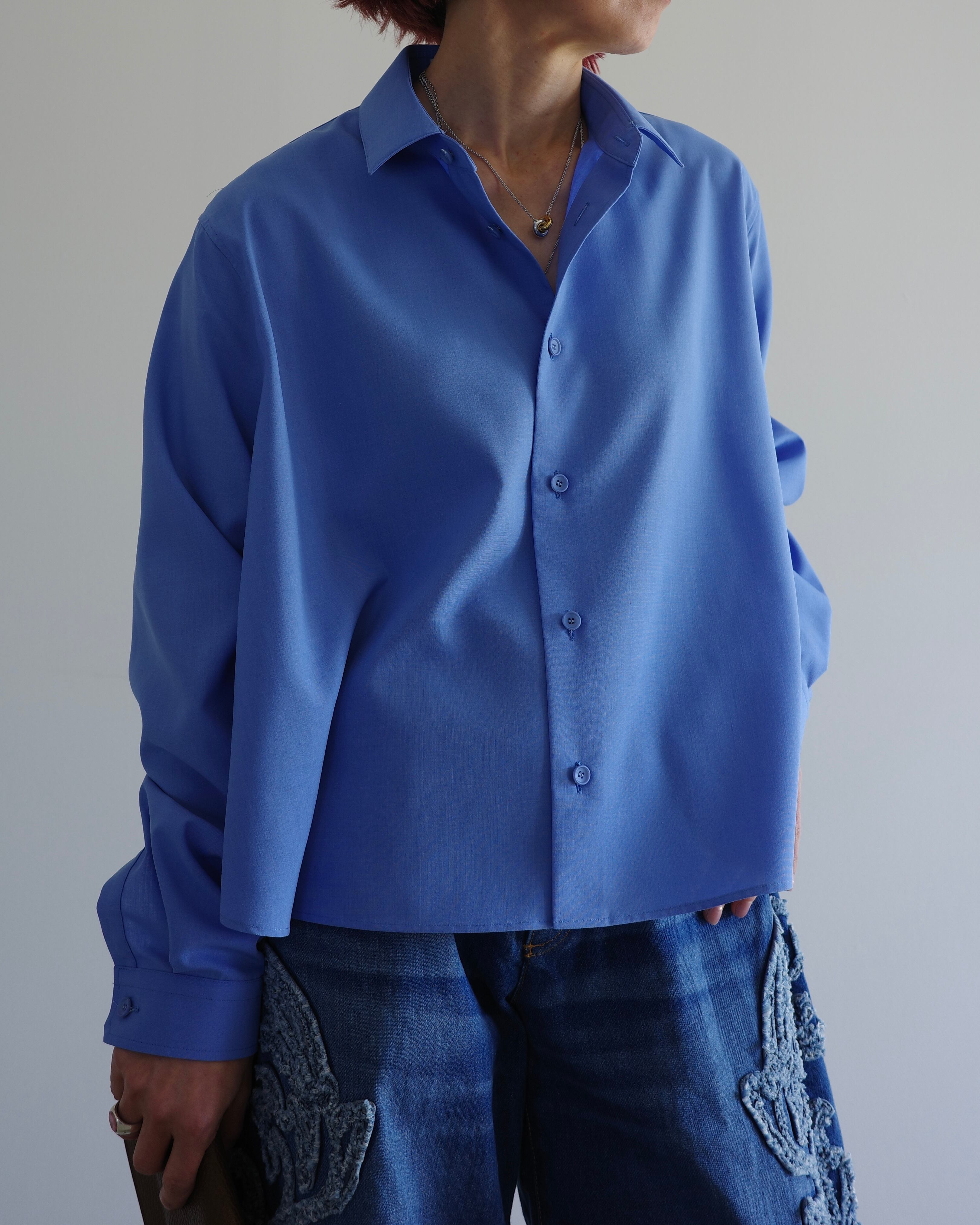 THE RERACS / REGULAR COLLAR A-LINE SHIRT | LA VILLA ROUGE