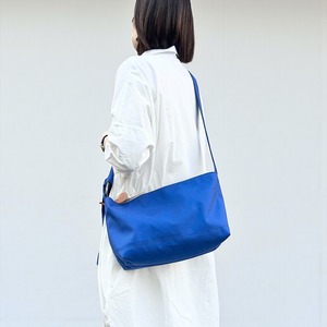 DRIFTER-S：ブルー（コーデュラナイロン　撥水加工ナイロン素材ショルダーバッグ）＜受注製作＞