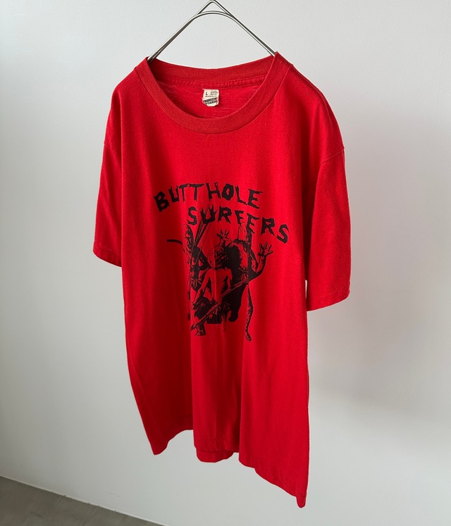 -Butthole Surfers- Vintage 80s L Print T-Shirt made in USA