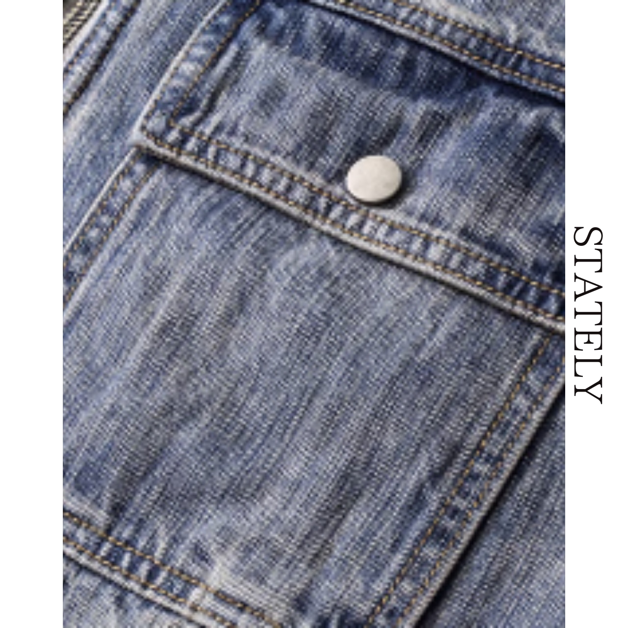 ウォッシュドデニム ルーズジャケット_O56・画像5