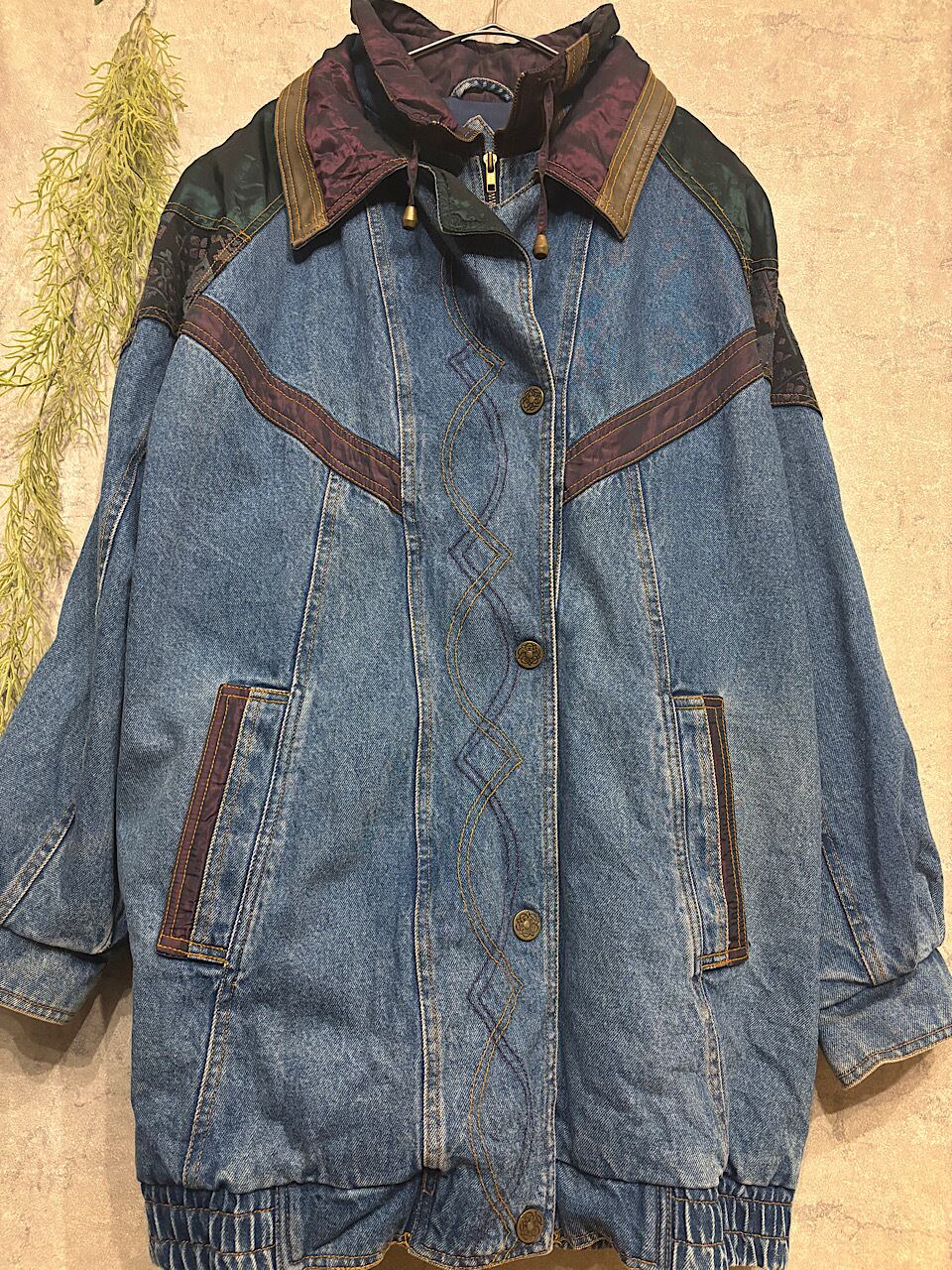 90s Current Seen Patchwork Denim Jacket | 禄 Used & Vintage
