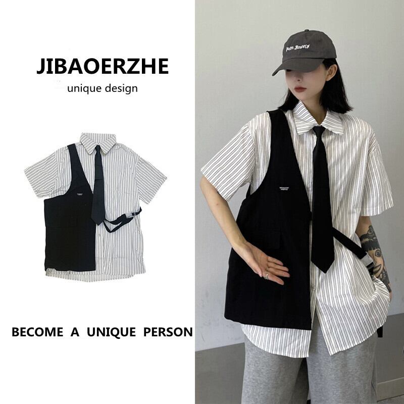 サマースタンダードシャツ カジュアル レトロ 夏物 ケッペル63522871969