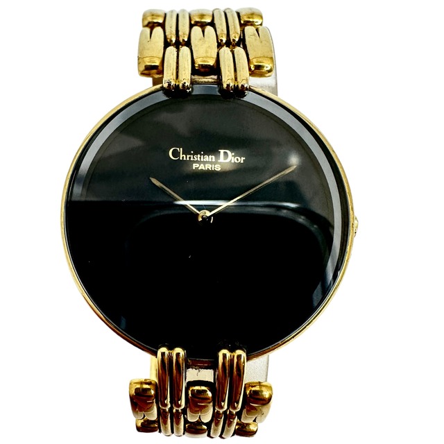Christian Dior ディオール バギラ QZ ブラック×ゴールド 11904-202311