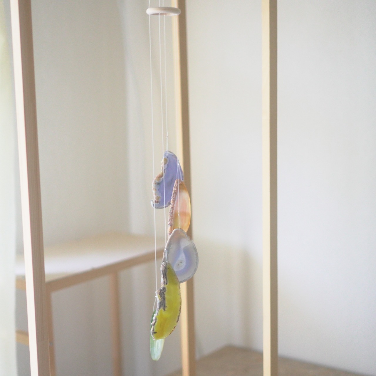 Sunny Beach 07 - アゲートヒーリングチャイム / Agate Sun Catcher Wind Chime 587