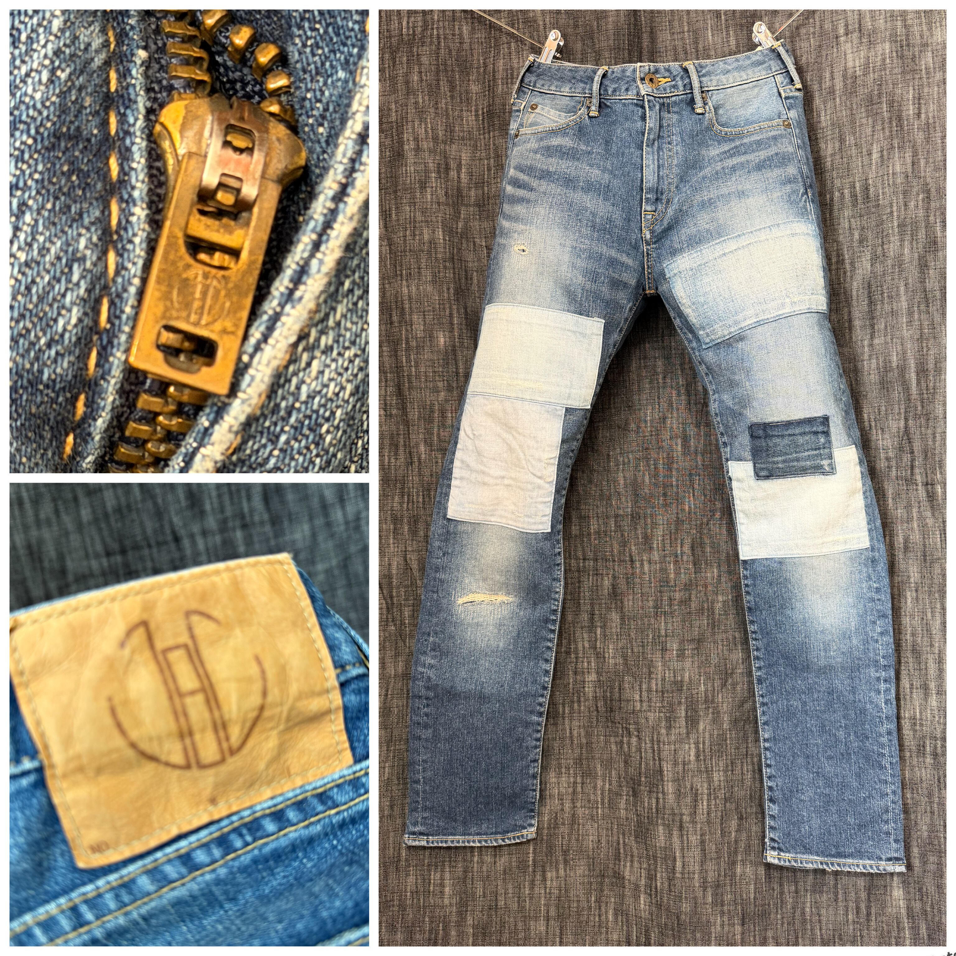 JAPAN BLUE JEANS 日本製 児島デニム パッチワーク ストレッチ | Men