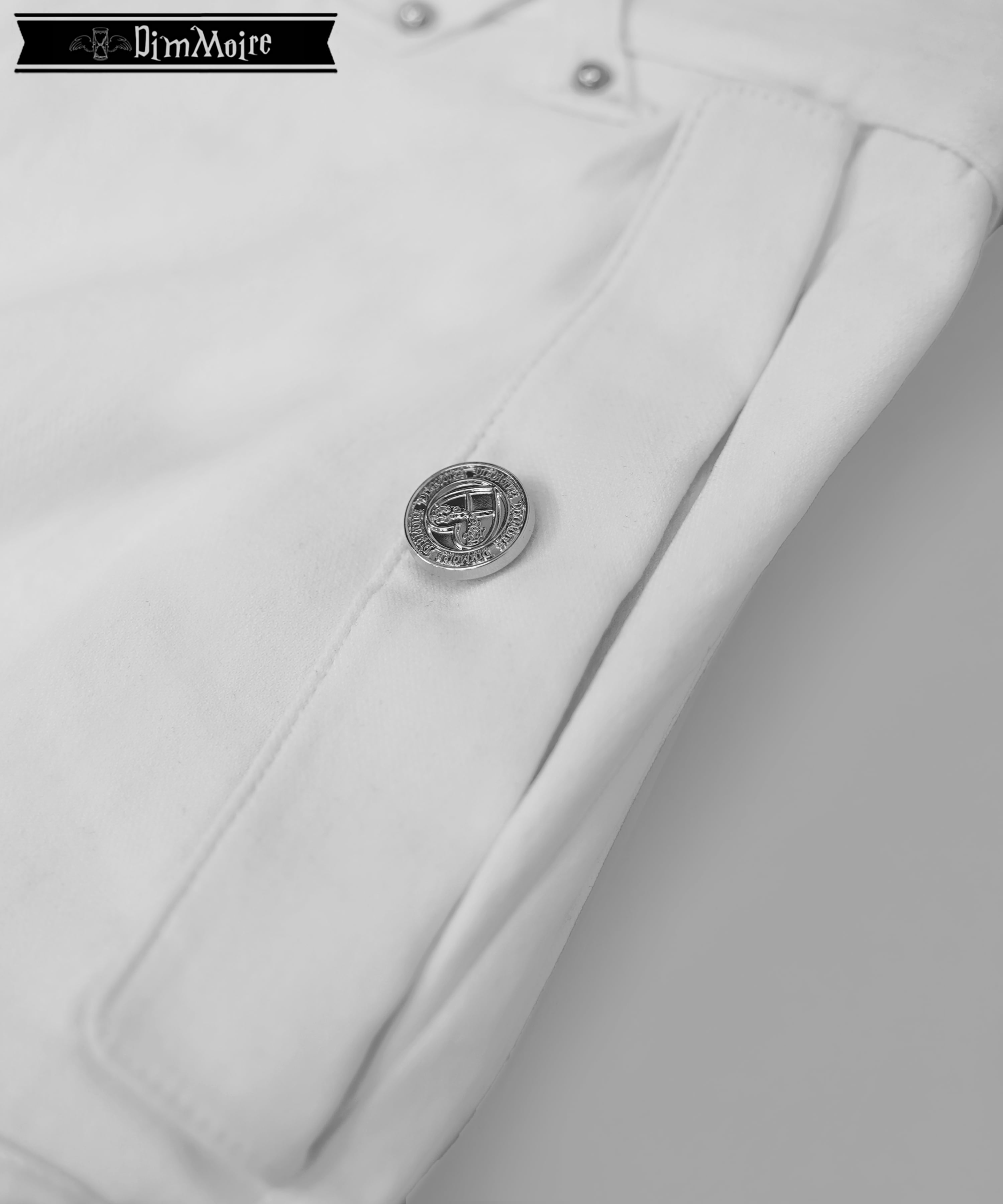 スタッズカーゴパンツ【White】 | DimMoire