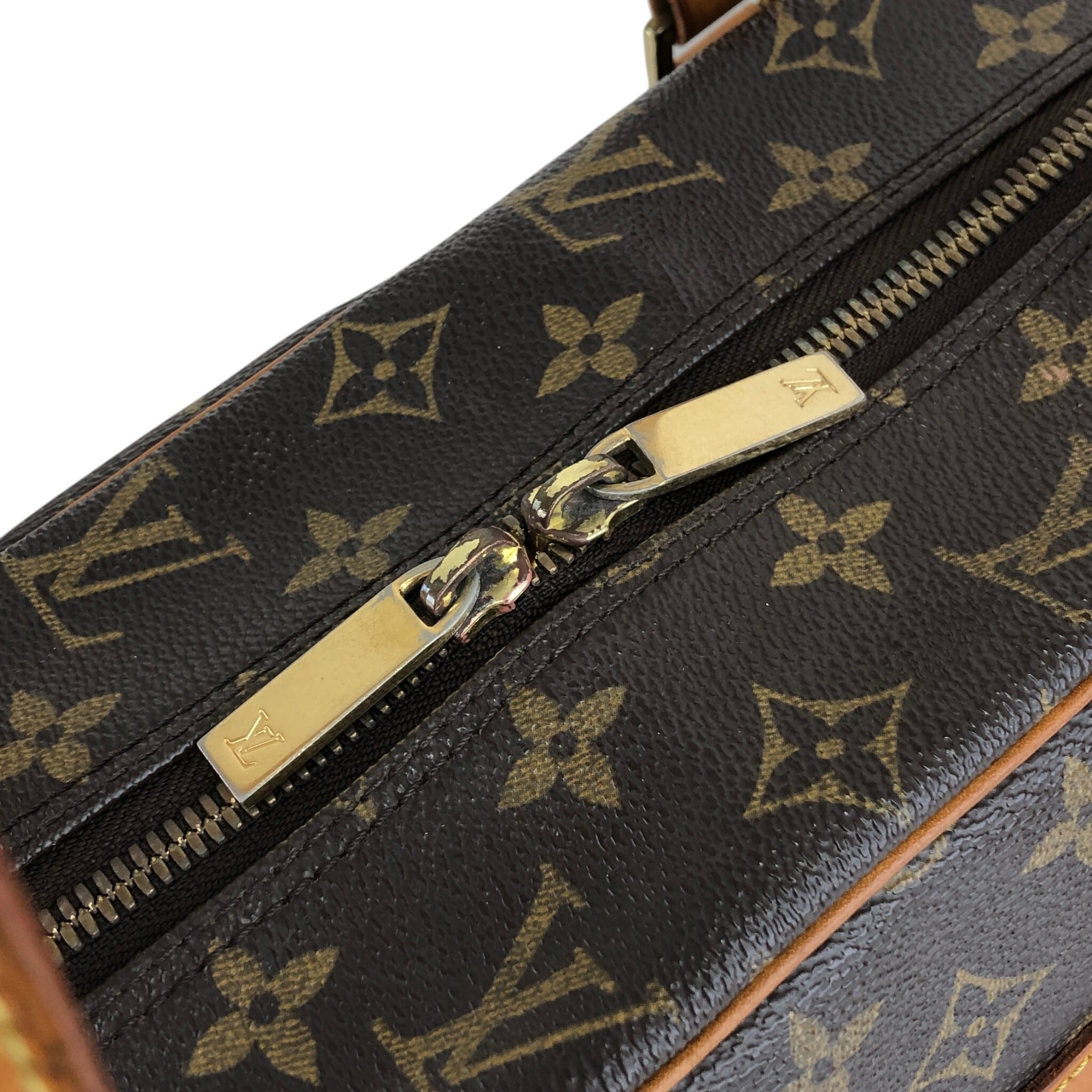 LOUIS VUITTON ルイヴィトン モノグラム トートバッグ ブラウン PVC
