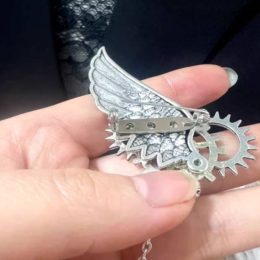 ファッション ファッション小物 アクセサリー スチームパンク ブローチ